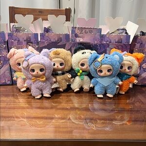 Liila’s Zoo Plush Animal Keychains Pendant Full Set